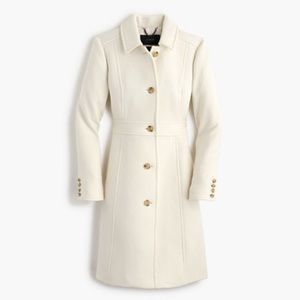 J. Crew Classic Lady Day Coat - 10, Vintage Vanilla